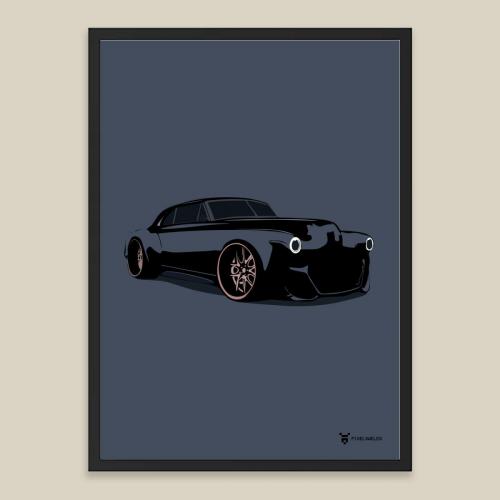 pixelsweles-poster-muscle-car